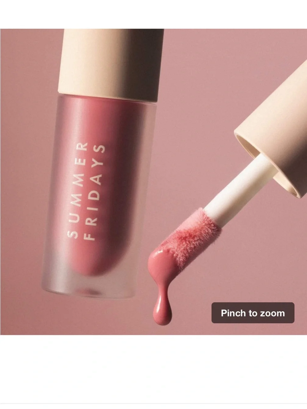 Summer Fridays Dream Lip Oil - Rose Bud